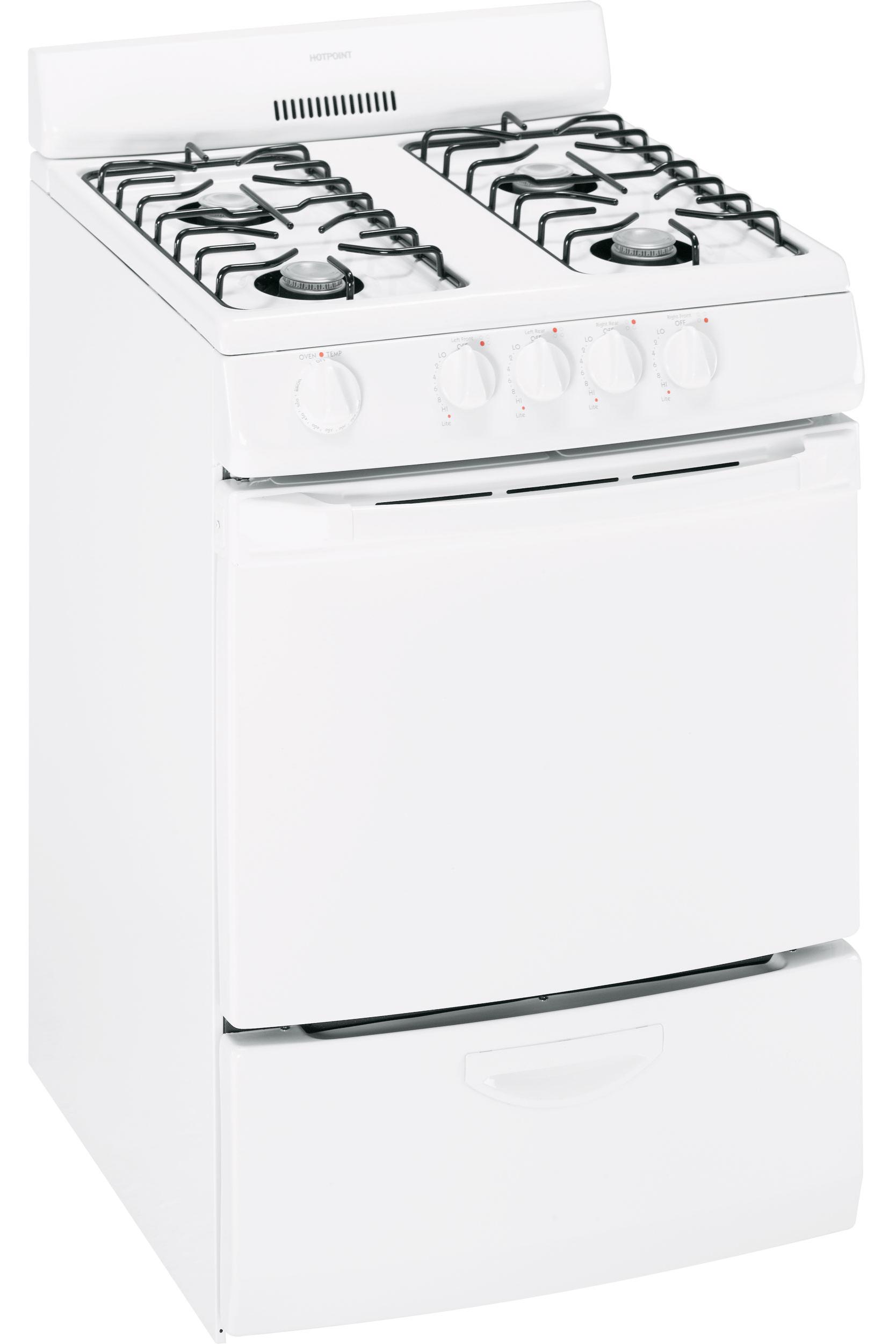24 inch freestanding discount gas range